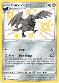 Corviknight SV089  - Holofoil Shining Fates Shiny Vault - Shiny Holo Rare