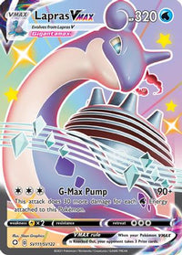 Lapras VMAX SV111  - Holofoil Shining Fates Shiny Vault - Shiny Holo Rare