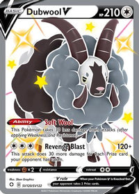 Dubwool V SV120  - Holofoil Shining Fates Shiny Vault - Shiny Holo Rare