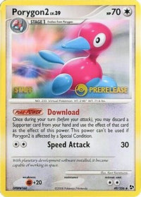 Porygon2 - 49/106 (Prerelease) [Staff]/106  Diamond and Pearl Promos - Promo