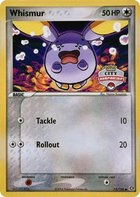 Whismur (City Championships) 073/106  League & Championship Cards - Promo