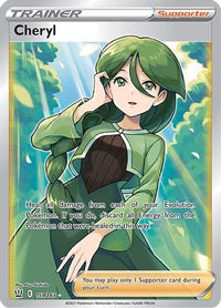 Cheryl (Full Art) 159  - Holofoil SWSH05 Battle Styles - Ultra Rare