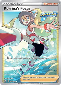 Korrina's Focus (Full Art) 160  - Holofoil SWSH05 Battle Styles - Ultra Rare