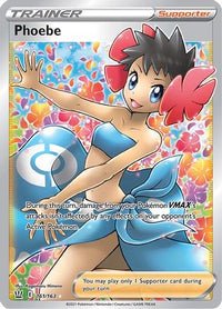 Phoebe (Full Art) 161  - Holofoil SWSH05 Battle Styles - Ultra Rare