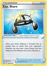 Exp. Share 126  SWSH05 Battle Styles - Uncommon