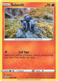 Salandit 027  SWSH05 Battle Styles - Common
