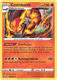 Centiskorch 030  SWSH05 Battle Styles - Rare