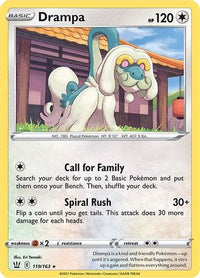 Drampa 119  SWSH05 Battle Styles - Rare