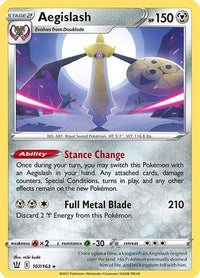 Aegislash (107) (107) 107  - Holofoil SWSH05 Battle Styles - Holo Rare