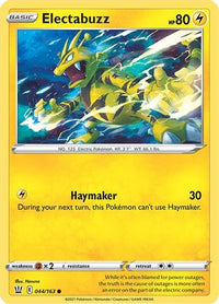 Electabuzz 044  SWSH05 Battle Styles - Common