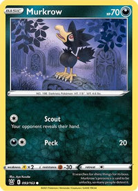 Murkrow 093  SWSH05 Battle Styles - Common