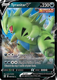 Tyranitar V 097  - Holofoil SWSH05 Battle Styles - Ultra Rare