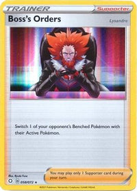 Boss's Orders 058/072  - Holofoil Deck Exclusives - Holo Rare