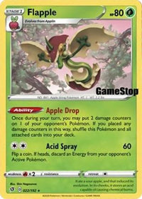 Flapple (Gamestop Exclusive) 022/192  - Holofoil Miscellaneous Cards & Products - Promo