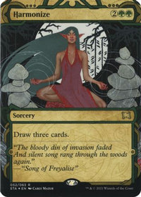 Harmonize (Foil Etched) [Strixhaven: School of Mages Mystical Archive]