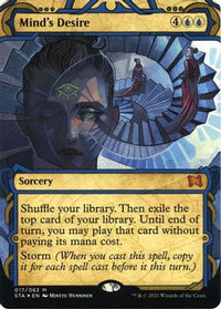Mind's Desire (Foil Etched) [Strixhaven: School of Mages Mystical Archive]