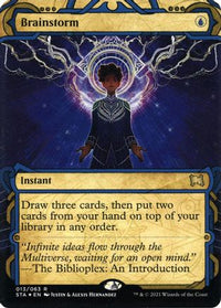 Brainstorm (Foil Etched) [Strixhaven: School of Mages Mystical Archive]