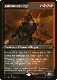 Ashenmoor Liege (Foil Etched) -  Foil (2X2-473) - Double Masters 2022