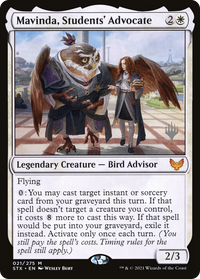 Mavinda, Students' Advocate (Promo Pack) [Strixhaven: School of Mages Promos]