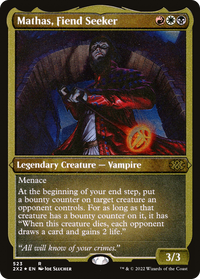 Mathas, Fiend Seeker (Foil Etched) -  Foil (2X2-523) - Double Masters 2022