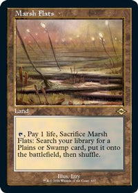 Marsh Flats (Retro Frame) (Foil Etched) -  Foil (MH2-437) - Modern Horizons 2