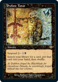 Profane Tutor (Retro Frame) (Foil Etched) -  Foil (MH2-401) - Modern Horizons 2