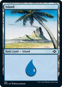 Island (484) (Foil Etched) -  Foil (MH2-484) - Modern Horizons 2