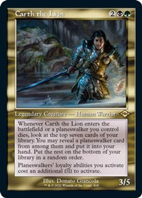 Carth the Lion (Retro Frame) (Foil Etched) -  Foil (MH2-418) - Modern Horizons 2