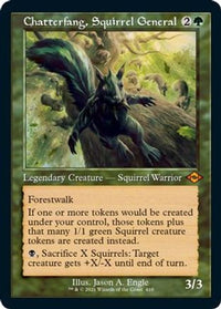Chatterfang, Squirrel General (Retro Frame) (Foil Etched) -  Foil (MH2-410) - Modern Horizons 2