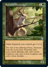 Squirrel Sovereign (Retro Frame) (Foil Etched) -  Foil (MH2-415) - Modern Horizons 2