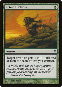 Primal Bellow [Zendikar]