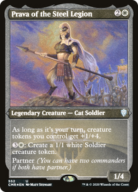 Prava of the Steel Legion (Etched) [Commander Legends]