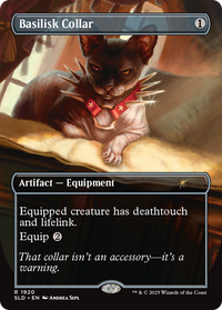 Basilisk Collar (SLD-1920) - Secret Lair Drop (Borderless) Foil