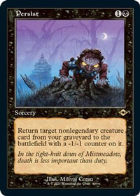 Persist (Retro Frame) (Foil Etched) -  Foil (MH2-400) - Modern Horizons 2