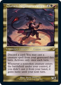 Chainer, Nightmare Adept (Retro Frame) (Foil Etched) -  Foil (MH2-419) - Modern Horizons 2
