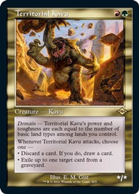 Territorial Kavu (Retro Frame) (Foil Etched) -  Foil (MH2-425) - Modern Horizons 2