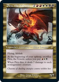 Piru, the Volatile (Retro Frame) (Foil Etched) -  Foil (MH2-422) - Modern Horizons 2