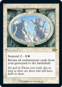 Resurgent Belief (Retro Frame) (Foil Etched) -  Foil (MH2-385) - Modern Horizons 2