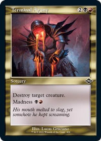 Terminal Agony (Retro Frame) (Foil Etched) -  Foil (MH2-424) - Modern Horizons 2