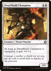 Dwarfhold Champion [Dungeons & Dragons: Adventures in the Forgotten Realms]