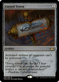 Cursed Totem (Foil Etched) -  Foil (MH2-295) - Modern Horizons 2