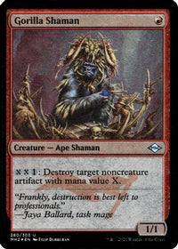Gorilla Shaman (Foil Etched) -  Foil (MH2-280) - Modern Horizons 2