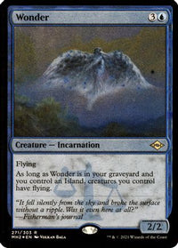 Wonder (Foil Etched) -  Foil (MH2-271) - Modern Horizons 2