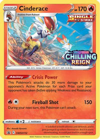 Cinderace (Prerelease) SWSH112  - Holofoil SWSH Sword & Shield Promo Cards - Promo
