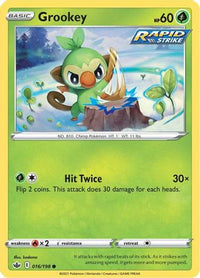 Grookey 016  SWSH06 Chilling Reign - Common