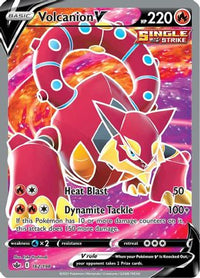 Volcanion V (Full Art) 162  - Holofoil SWSH06 Chilling Reign - Ultra Rare