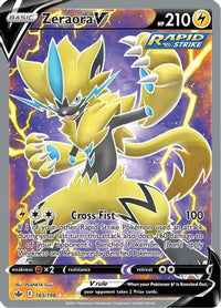Zeraora V (Full Art) 165  - Holofoil SWSH06 Chilling Reign - Ultra Rare