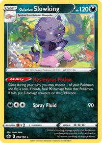 Galarian Slowking 098  - Holofoil SWSH06 Chilling Reign - Holo Rare