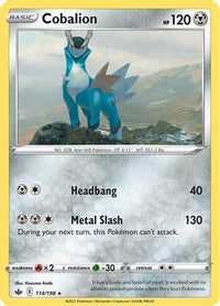 Cobalion 114  - Holofoil SWSH06 Chilling Reign - Holo Rare