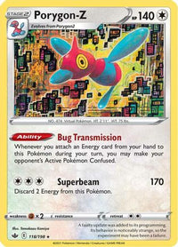 Porygon-Z 118  - Holofoil SWSH06 Chilling Reign - Holo Rare